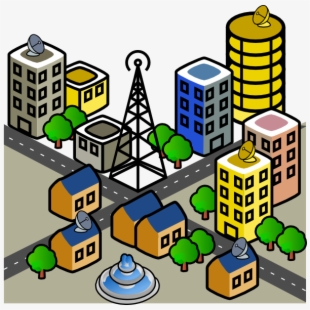 city clipart small city