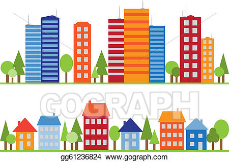 city clipart town