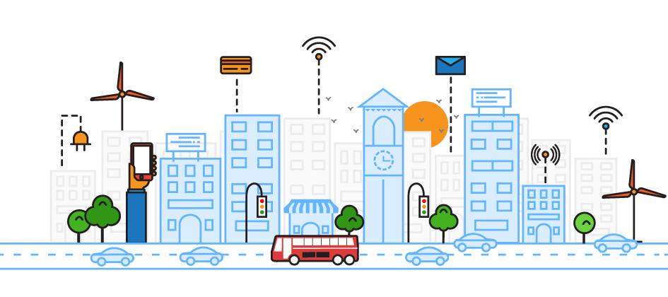 Smart cities blog . City clipart urban development