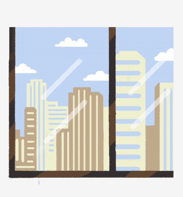 city clipart windows