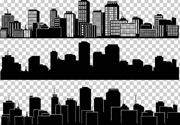 City silhouette skyline png. Cityscape clipart building design