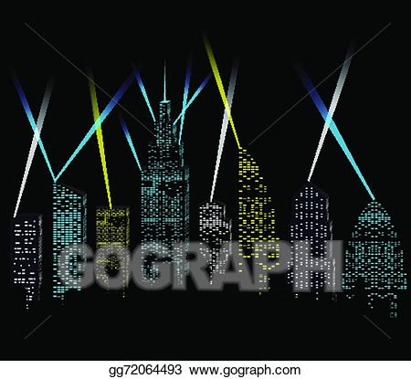cityscape clipart city light