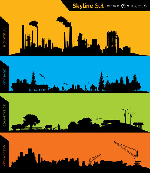 cityscape clipart industrial city