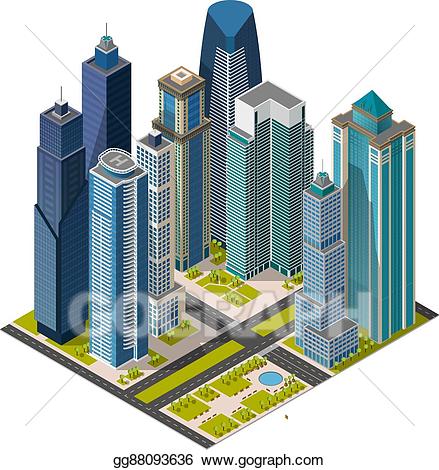 cityscape clipart office building