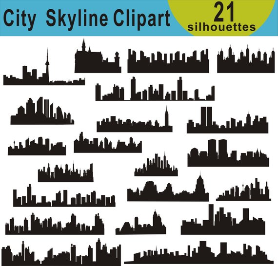 cityscape clipart simplistic