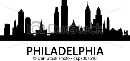 cityscape clipart skyline philadelphia