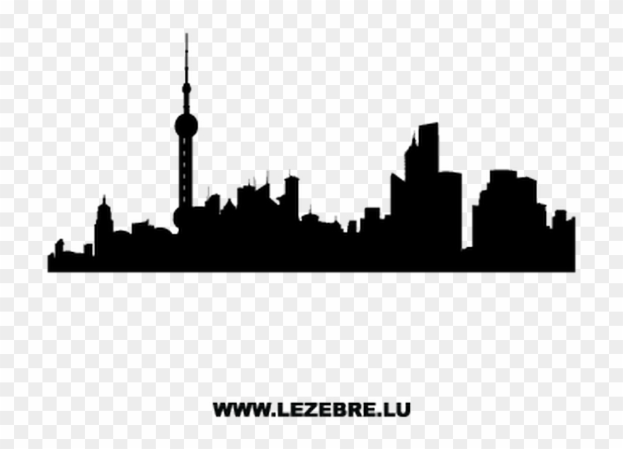 cityscape clipart skyline shanghai