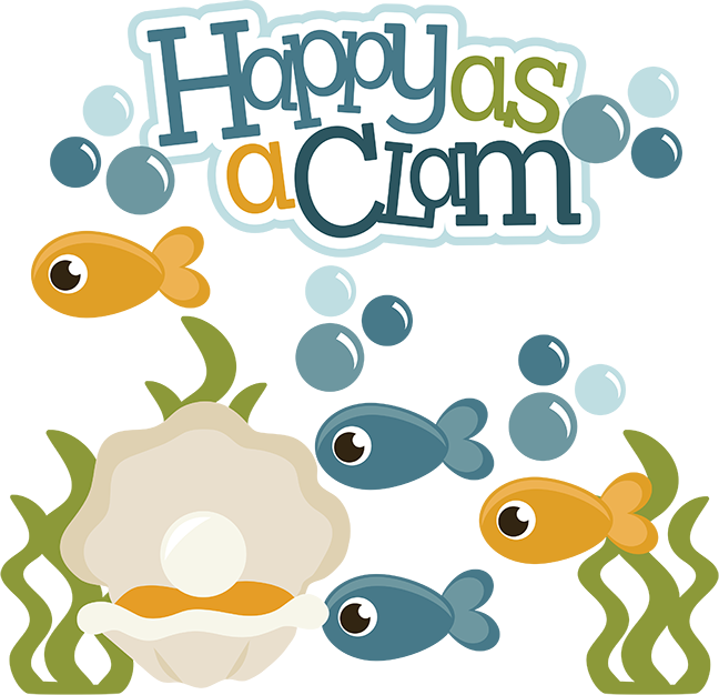 clam clipart cute