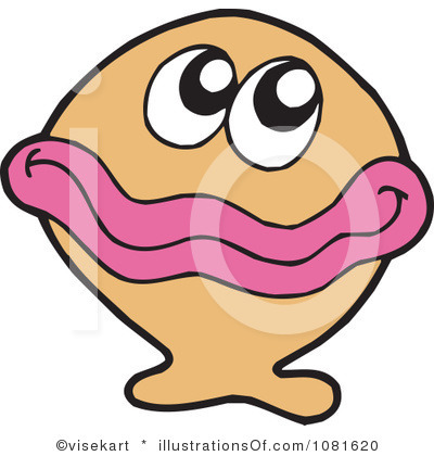 clam clipart face