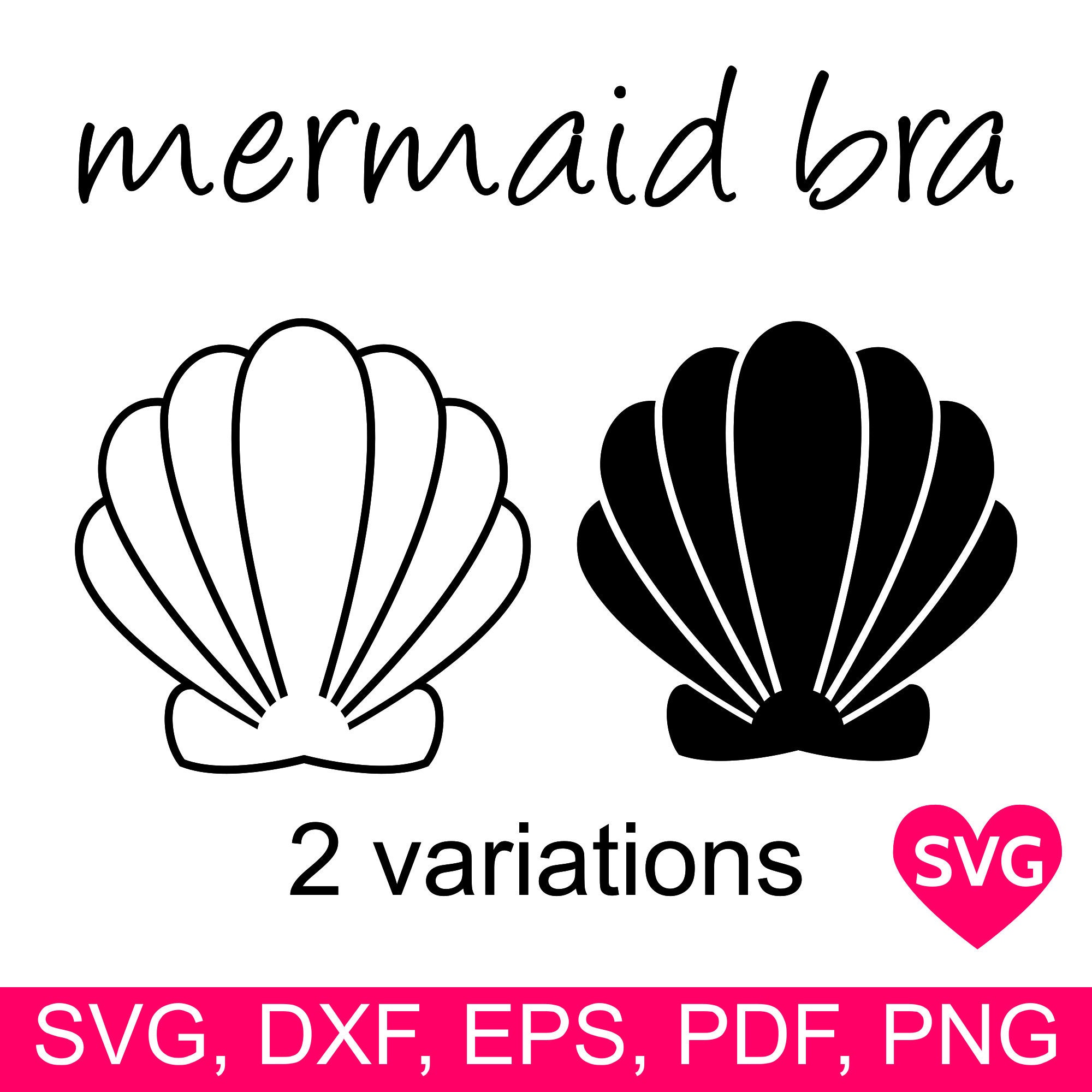 Download Clam clipart mermaid bra shell, Clam mermaid bra shell ...