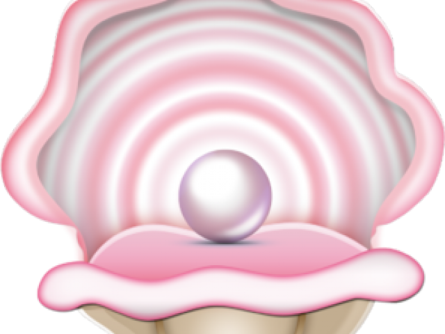 clam clipart pink