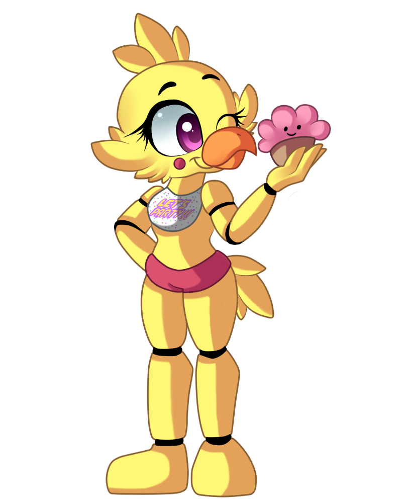 Toy chica x child. Clap clipart playground game