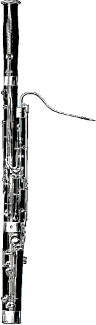 instruments clipart bassoon