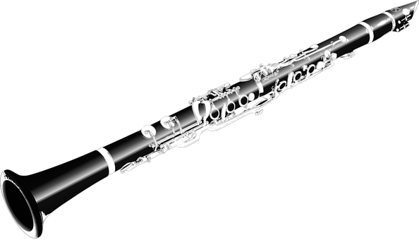 Clarinet clipart black and white. Free download best on