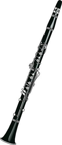 Library . Clarinet clipart clip art