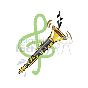 Clarinet clipart clip art. Royalty free 