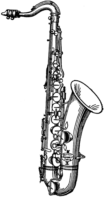 clarinet clipart saxophone