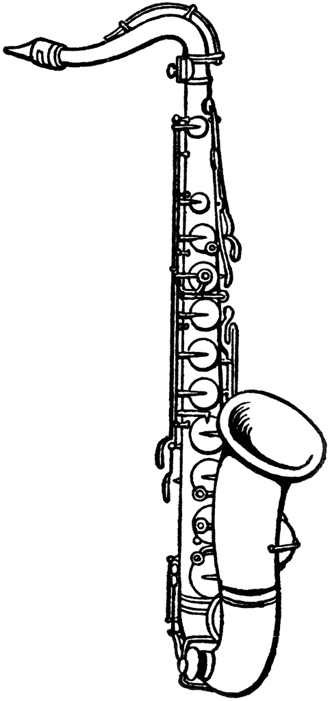 Clarinet clipart saxophone. Etc 
