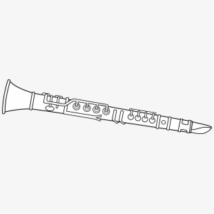 clarinet clipart simple