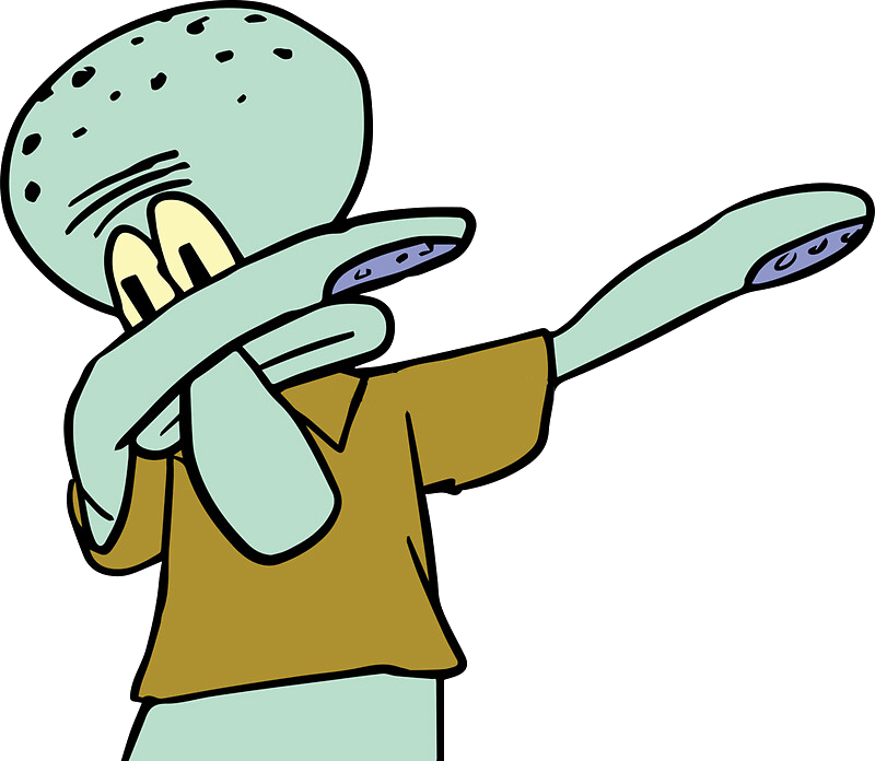 Squidward at getdrawings com. Zombie clipart minecraft