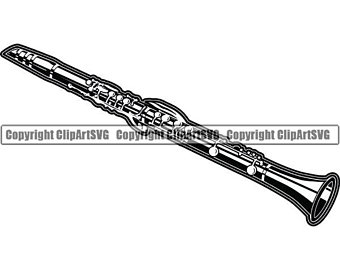 Clarinet clipart svg. Etsy 