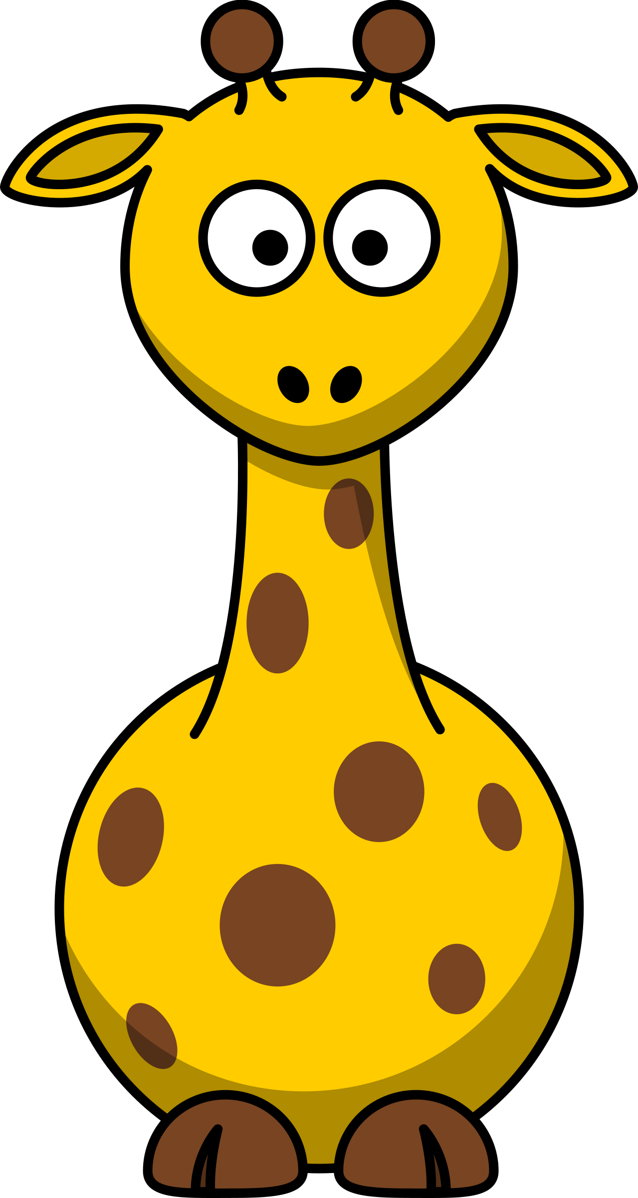 Giraffe big image png. Youtube clipart cartoon