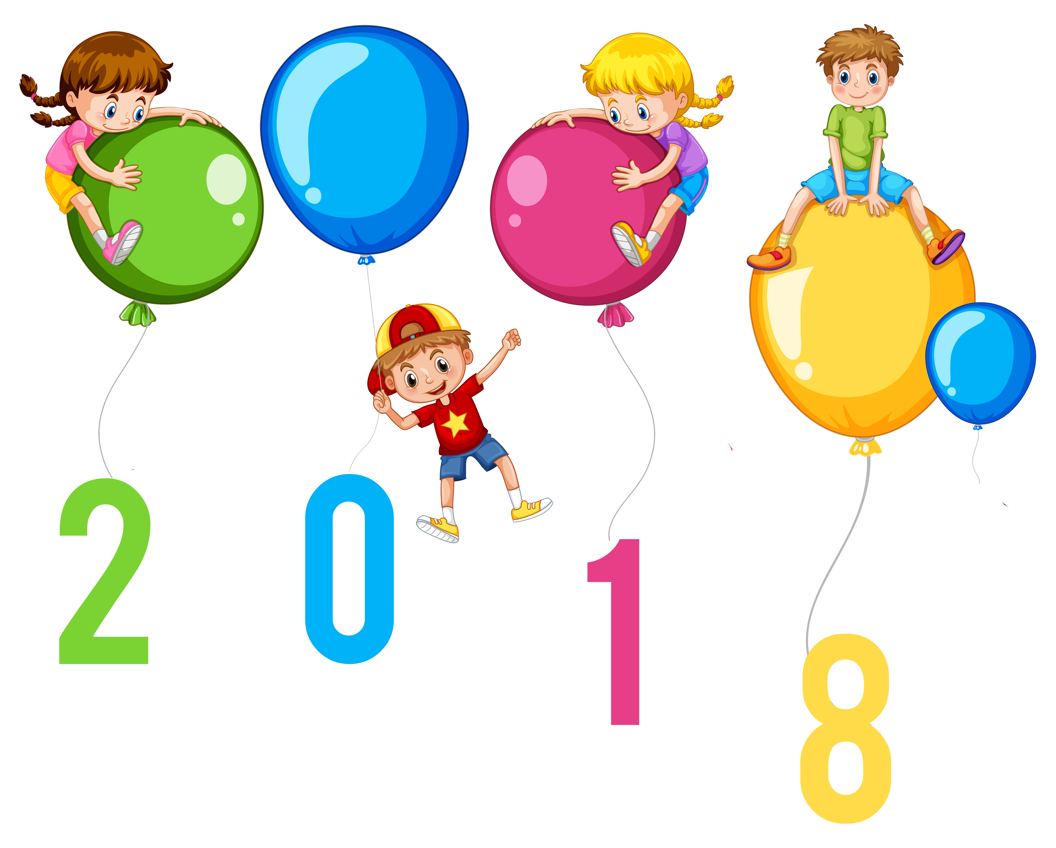clipart balloon new years eve