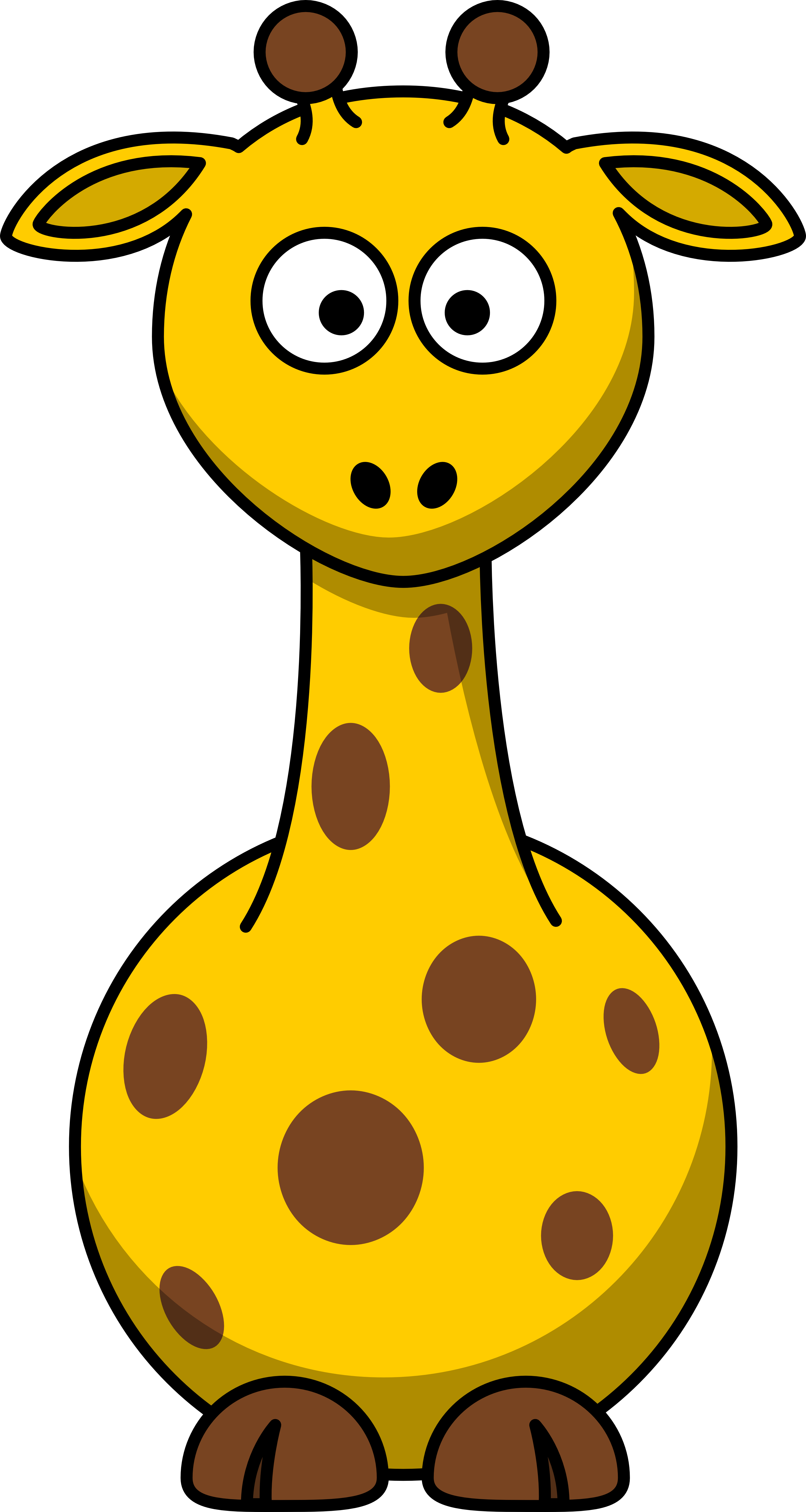 clipart giraffe jungle animal