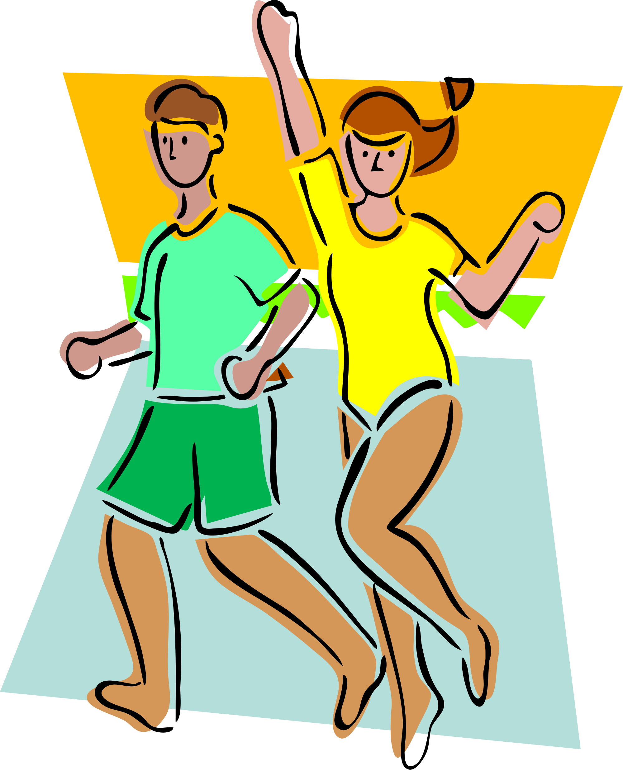 Gym class fileio donna. Movement clipart healthy student