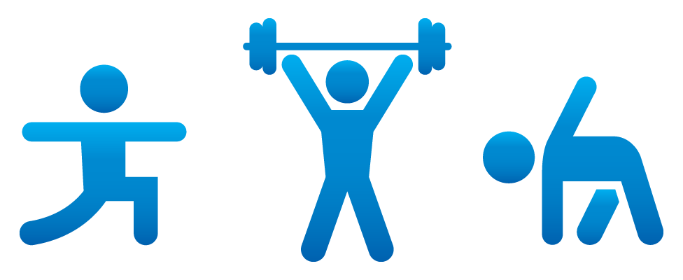 Free fitness class cliparts. Exercising clipart cute
