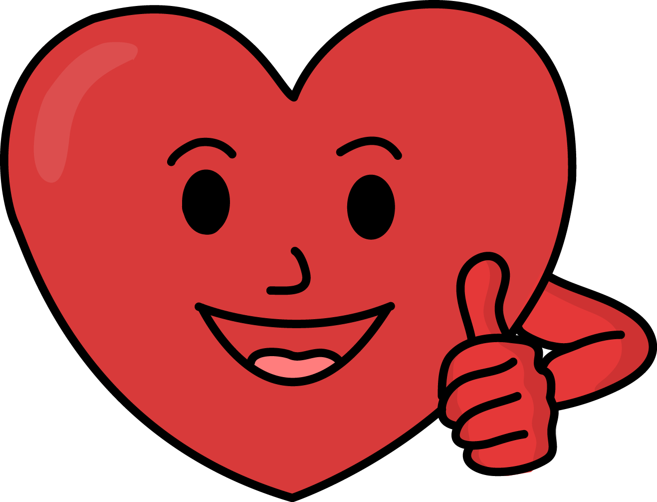 Image for free heart. Exercising clipart strong