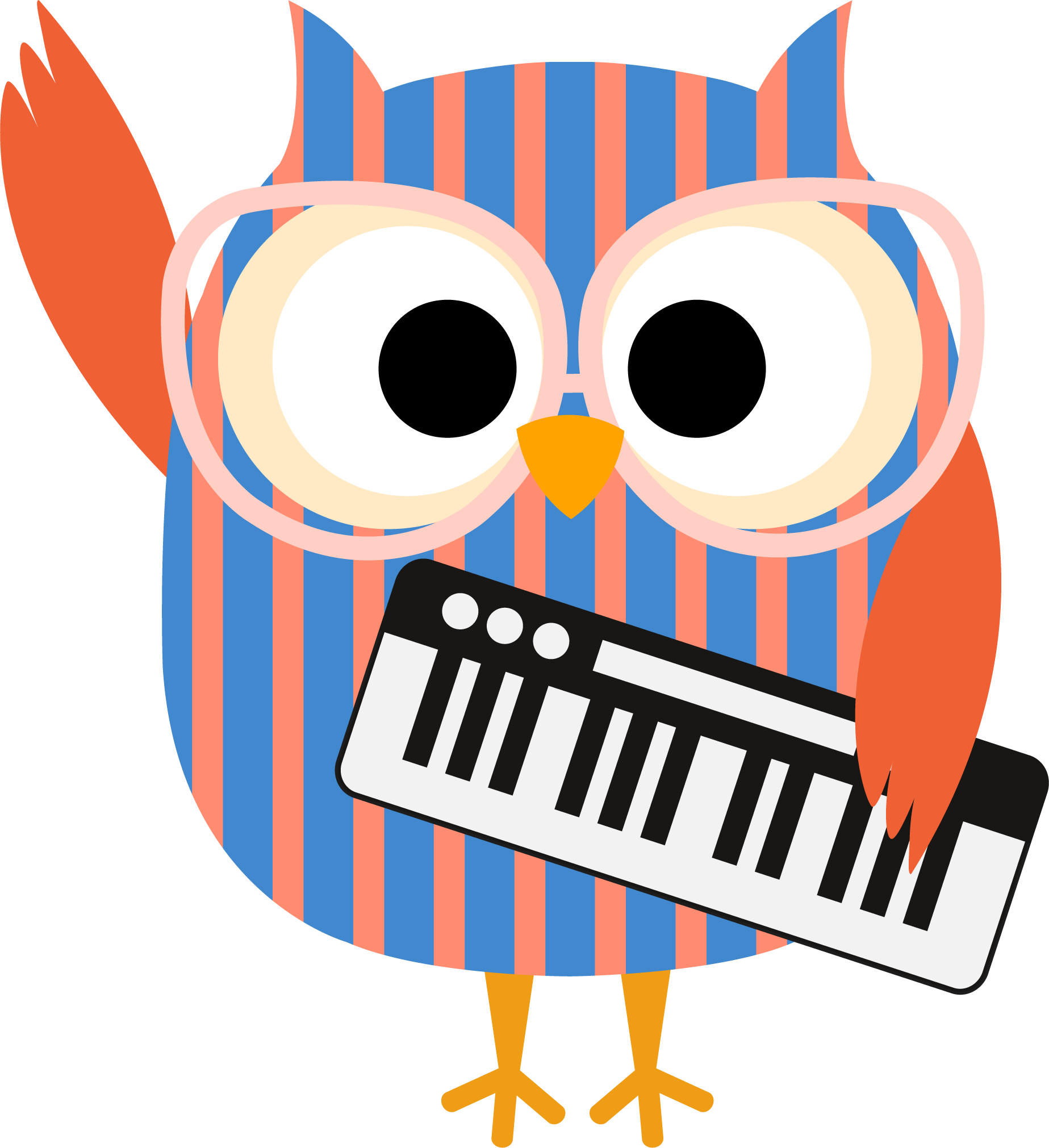 clipart piano two