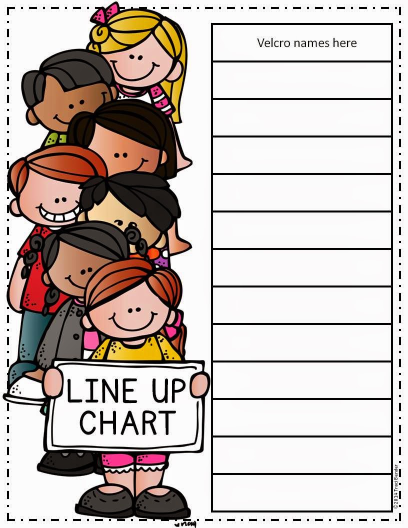 The bender bunch monday. Class clipart line up