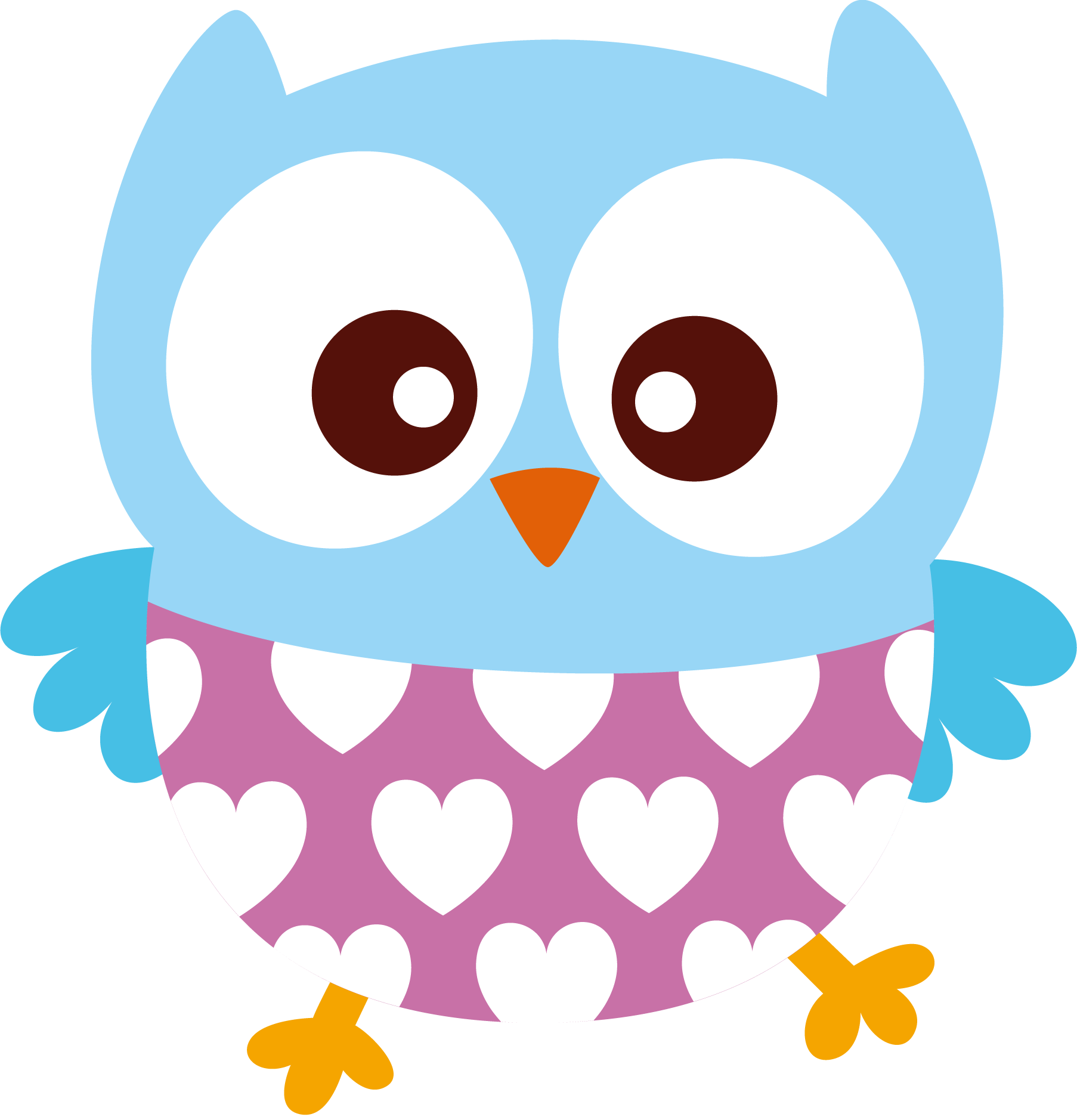 Clipart owl doodle. Corujas bb png minus