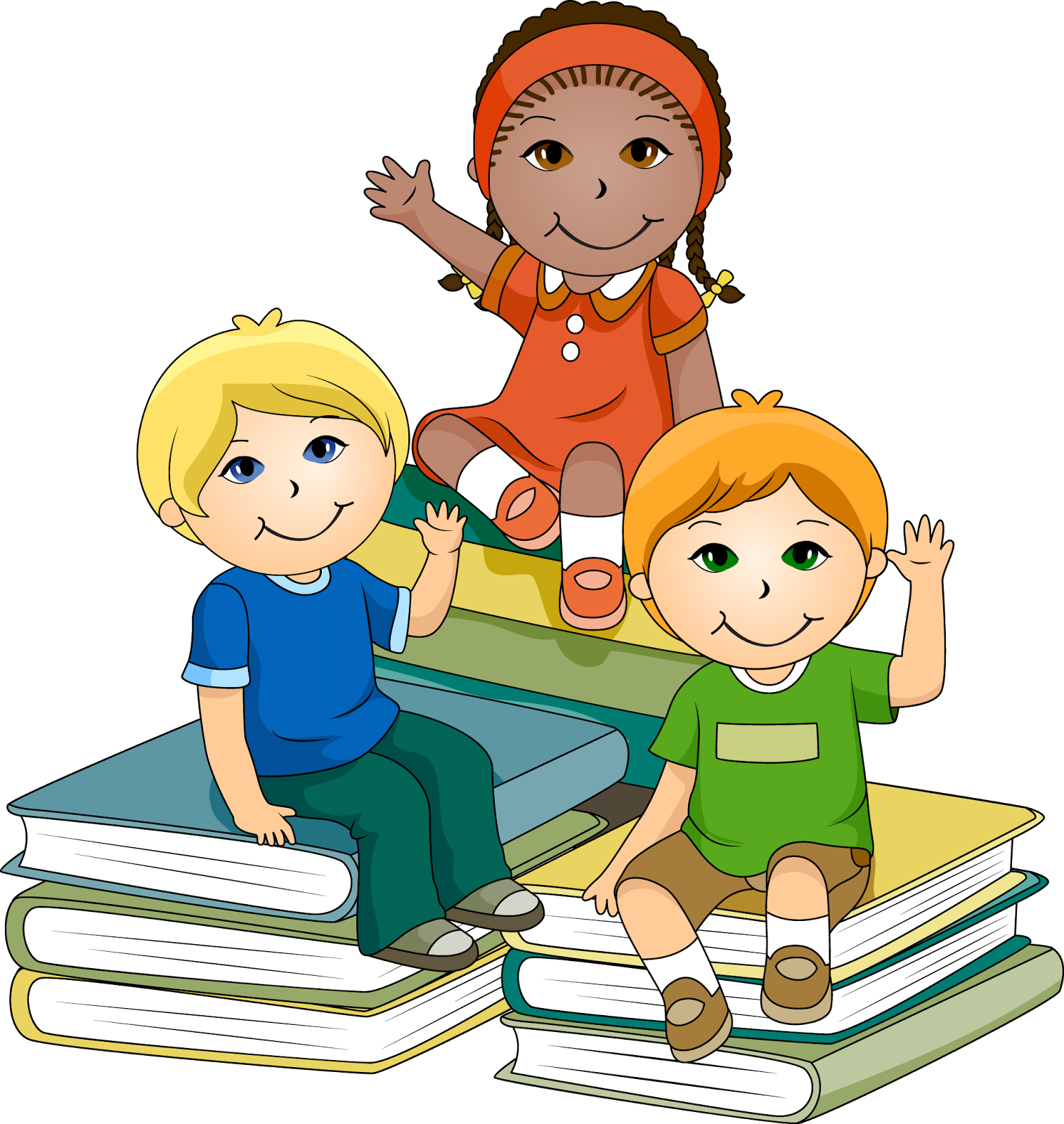 collection of children. Wagon clipart kid pull