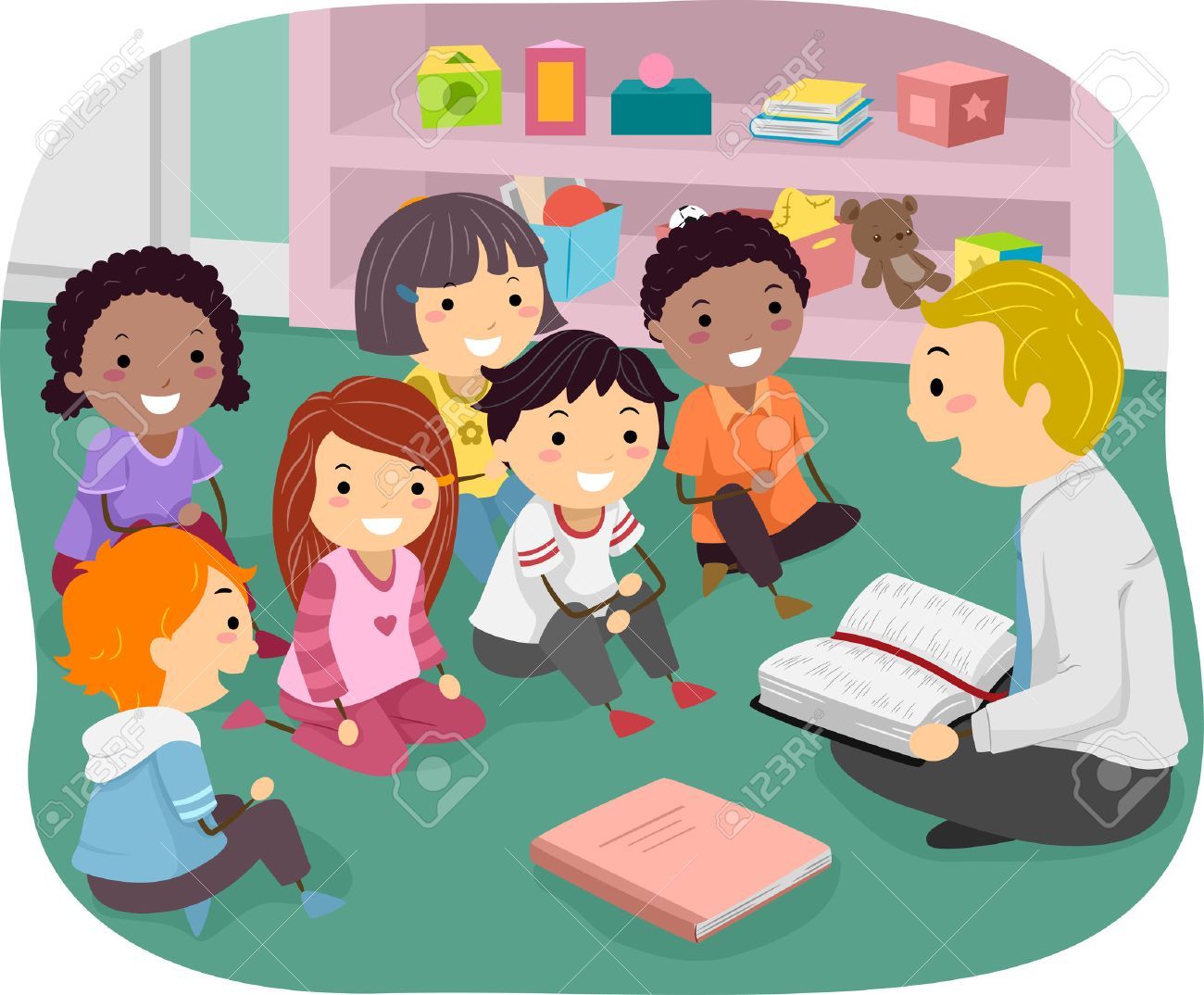 storytime clipart sunday school teacher