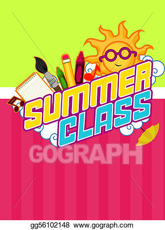 class clipart summer