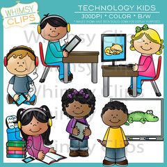kids clipart technology