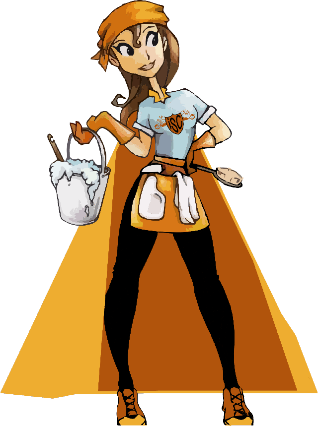 clean clipart maid cleaning