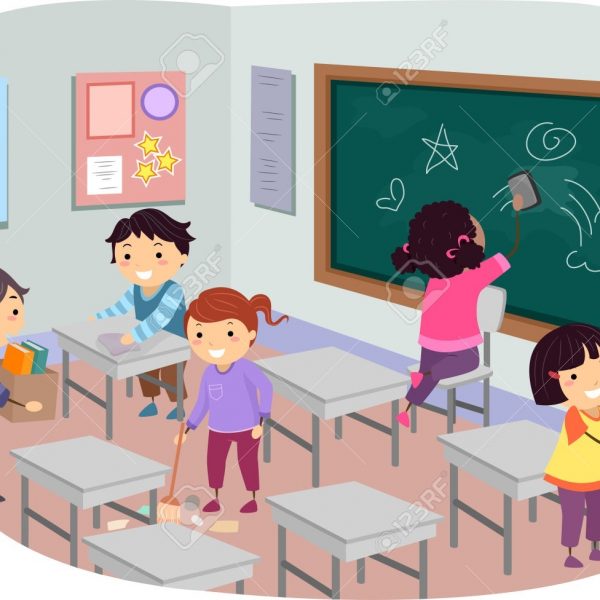 classroom clipart cleaner