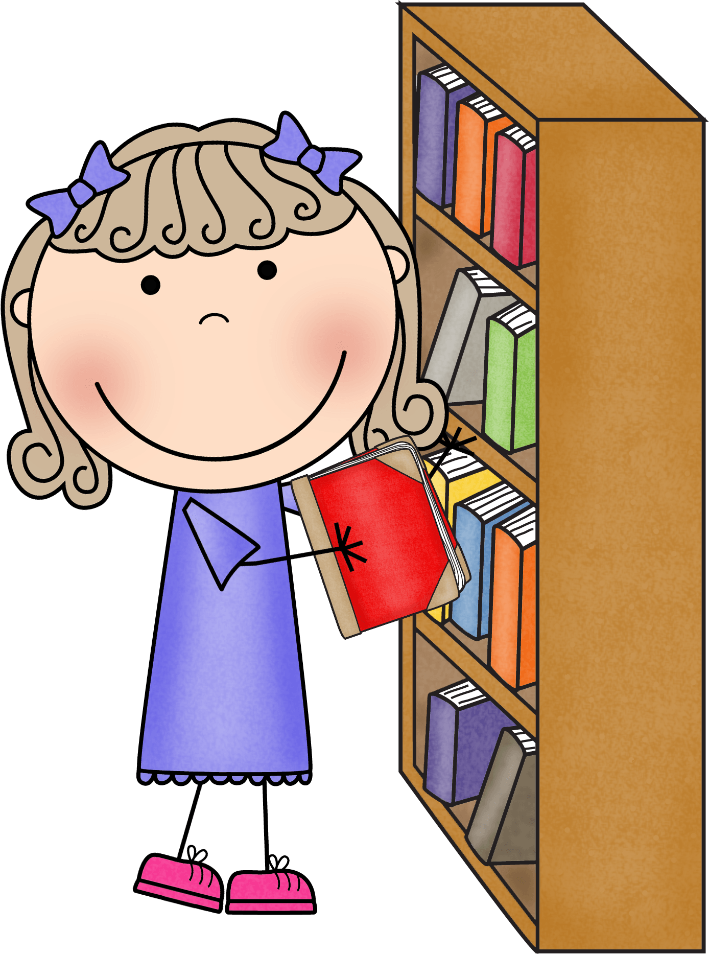 librarian clipart monitor