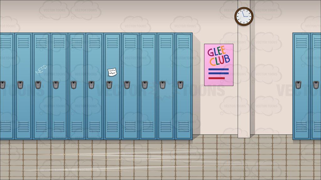 locker clipart empty school