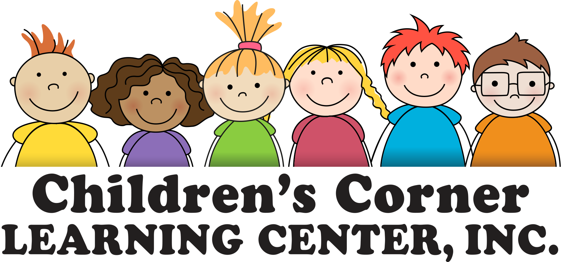 Childrens corner learning center. Park clipart right child