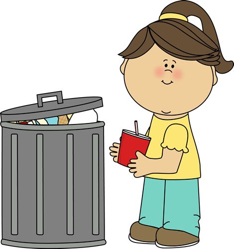 classroom clipart garbage