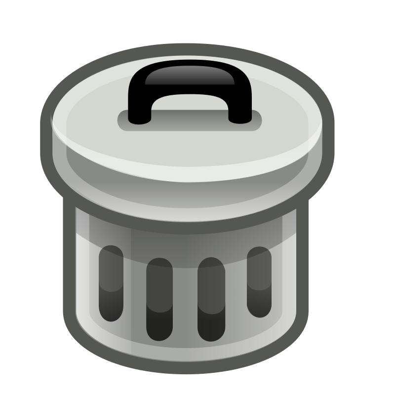 classroom clipart garbage can