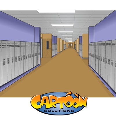 classroom clipart hallway