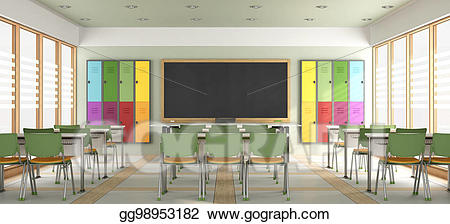 classroom clipart modern classroom