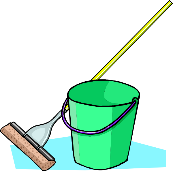 green clipart pail