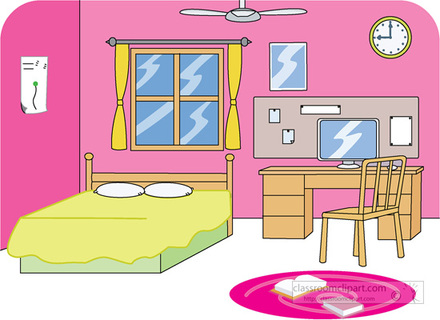 cleaning clipart tidy bedroom