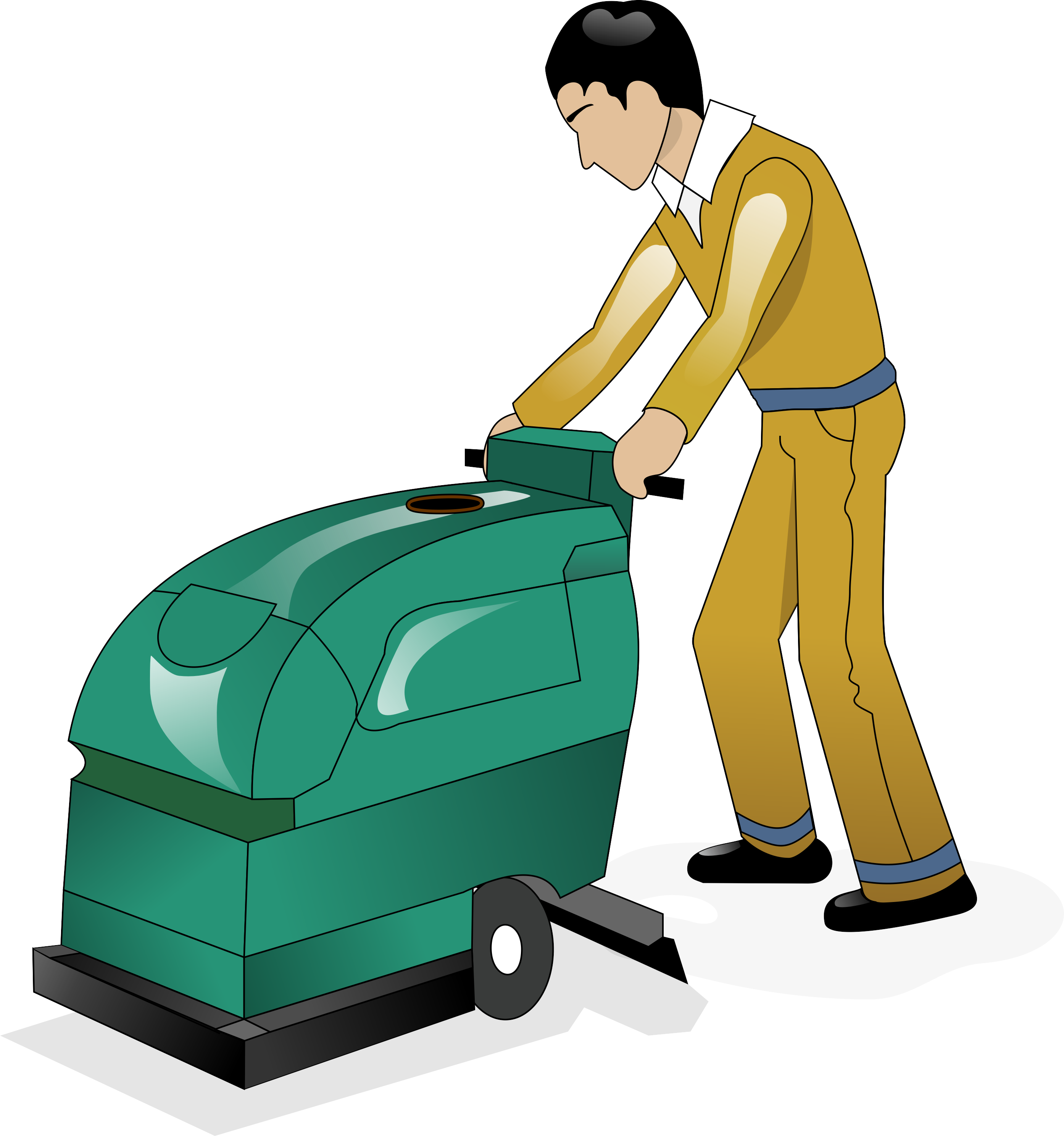 Janitor clipart floor cleaning. On target maintenance commercial